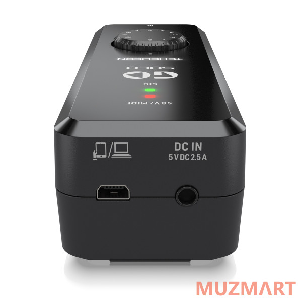 TC Helicon GO SOLO Интерфейс высокого разрешения