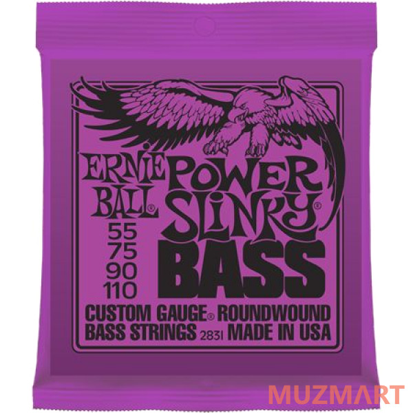 Ernie Ball P02831 Power Slinky Bass Комплект струн для бас-гитары