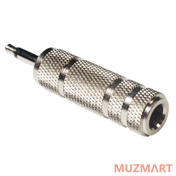 Soundking CC320-1 Переходник джек моно мама 6,3 мм - мини джек моно папа 3.5 мм