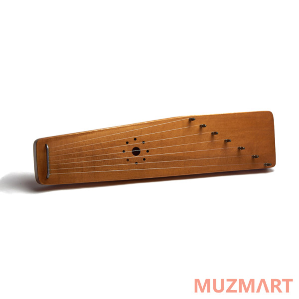 Мир гуслей MG-S7OA-CASE Гусли 7 струнные прямые, цвет дуб, чехол в комплекте
