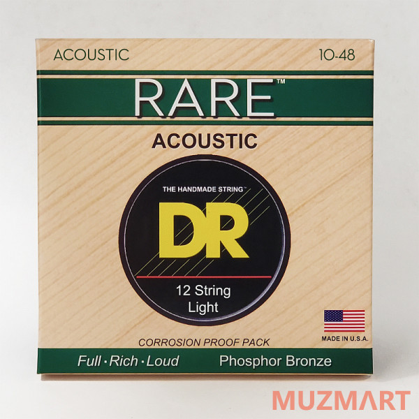 DR RPL-10/12 Струны для 12-струнной акустической гитары