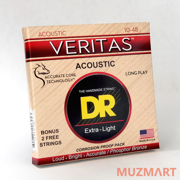 DR VTA-10 VERITAS Струны для акустической гитары