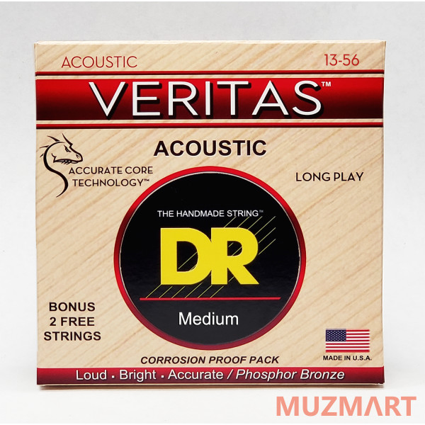 DR VTA-13 VERITAS Струны для акустической гитары