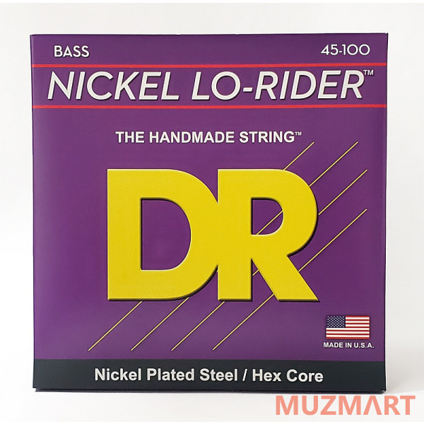 DR NMLH-45 NICKEL LO-RIDER Струны для бас-гитары