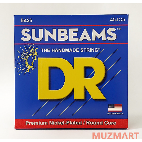 DR NMR-45 SUNBEAM Струны для 4-струнной бас-гитары