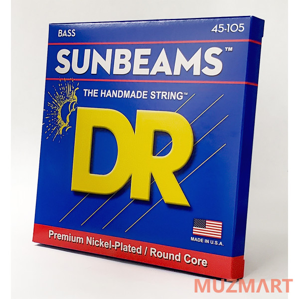 DR NMR-45 SUNBEAM Струны для 4-струнной бас-гитары