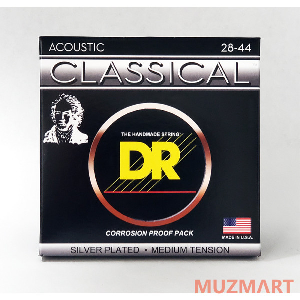 DR RNS-PLUS - CLASSICAL NYLON Cтруны для классической гитары