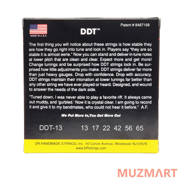 DR DDT-13 Струны для электрогитары