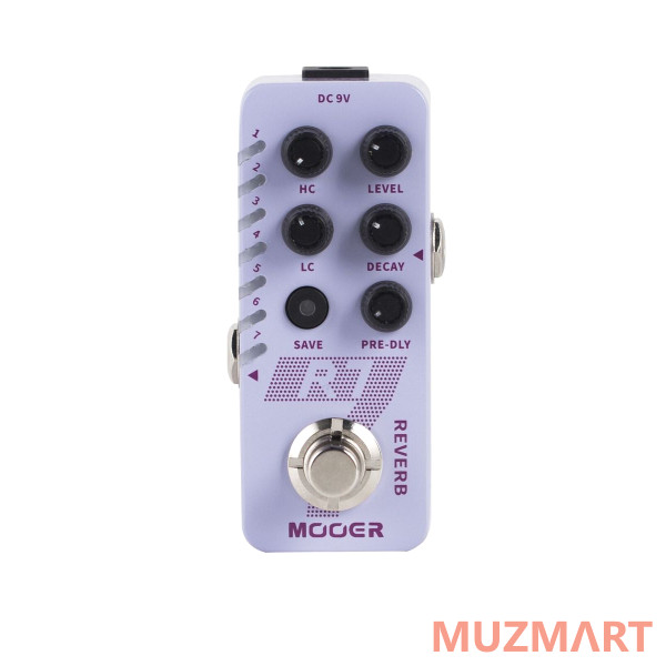Mooer R7 Reverb Гитарная педаль цифровой ревербератор