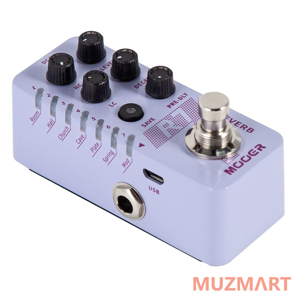 Mooer R7 Reverb Гитарная педаль цифровой ревербератор