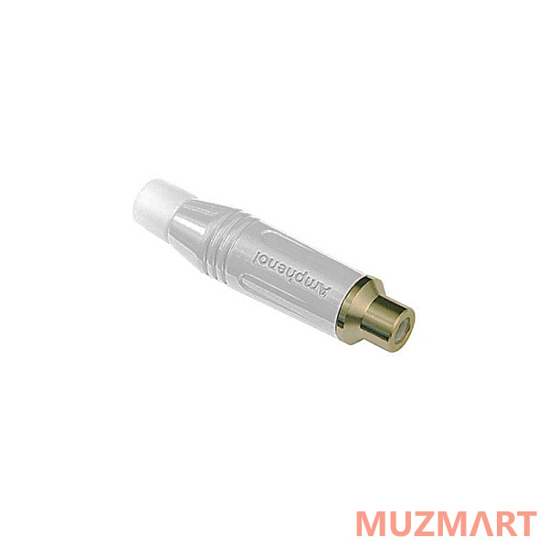 Amphenol ACJR-WHT Разъем RCA кабельный мама (белый)