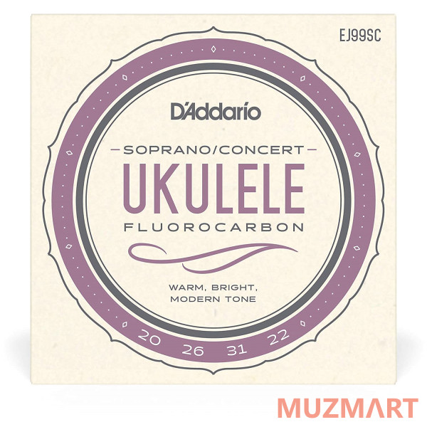 D'Addario EJ99SC Струны для укулеле сопрано/концерт