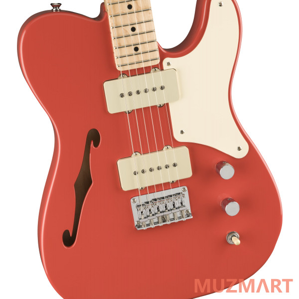 Squier Paranormal Cabronita Telecaster® Thinline, Maple Fingerboard, Fiesta Red Электрогитара