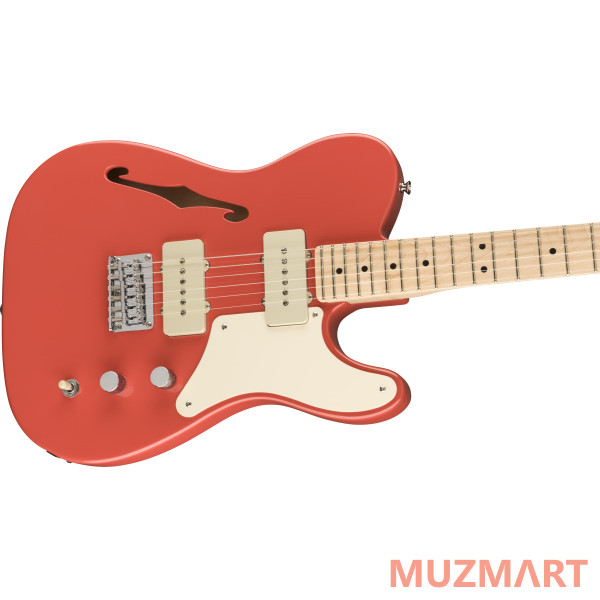 Squier Paranormal Cabronita Telecaster® Thinline, Maple Fingerboard, Fiesta Red Электрогитара