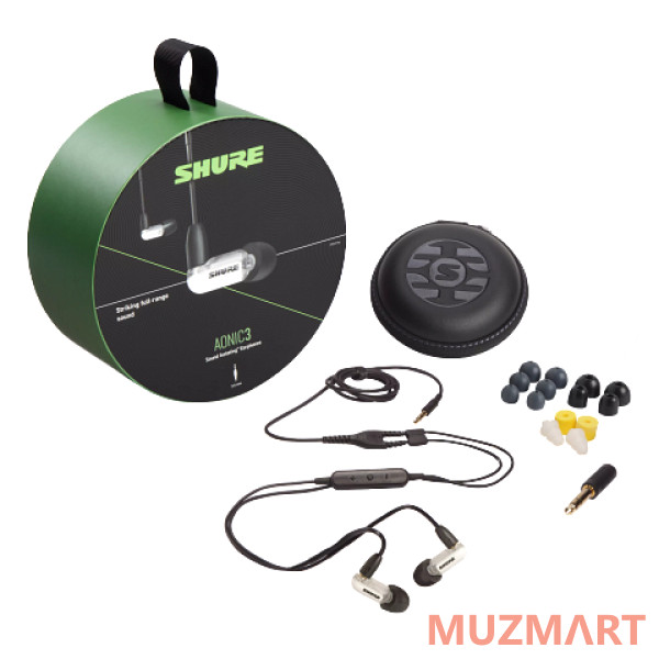 Shure AONIC 3 SE31BAWUNI-EFS Внутриканальные наушники