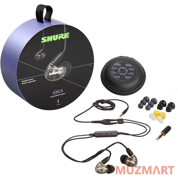 Shure AONIC 4 SE42HYBK+UNI-EFS Гибридные внутриканальные наушники