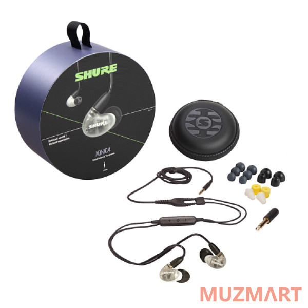 Shure AONIC 4 SE42HYW+UNI-EFS Гибридные внутриканальные наушники
