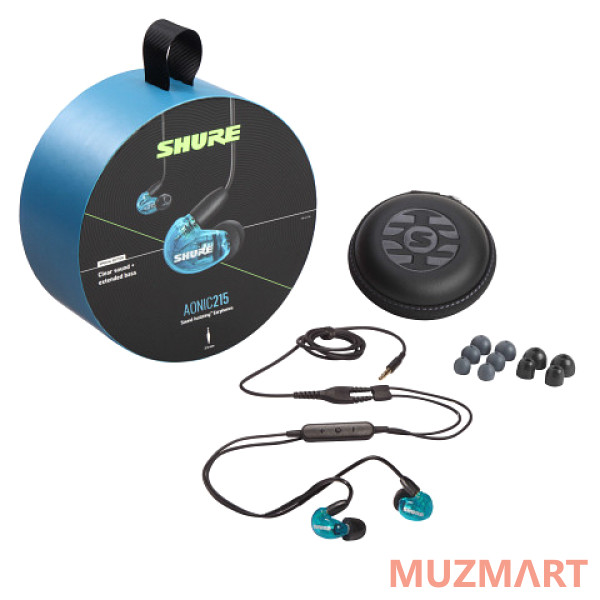 Shure AONIC SE215DYBL+UNI-EFS Внутриканальные наушники