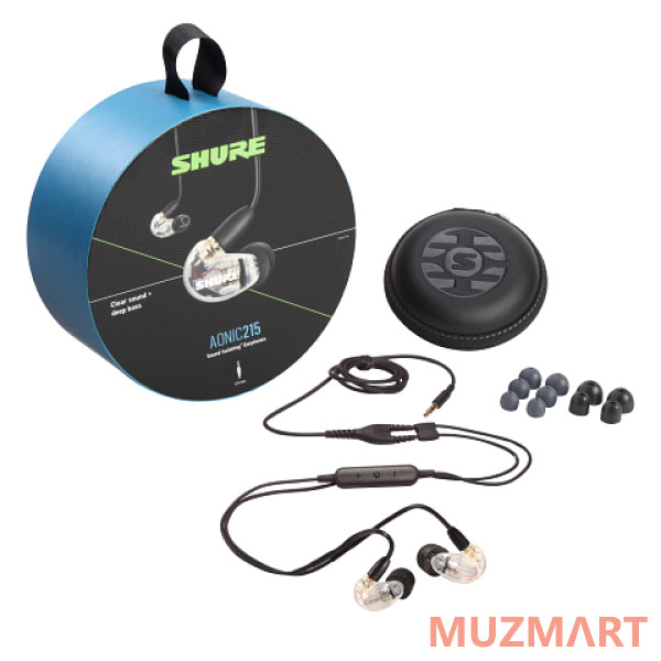 Shure AONIC SE215DYCL+UNI-EFS Внутриканальные наушники