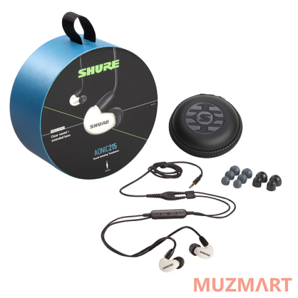 Shure AONIC SE215DYWH+UNI-EFS Внутриканальные наушники