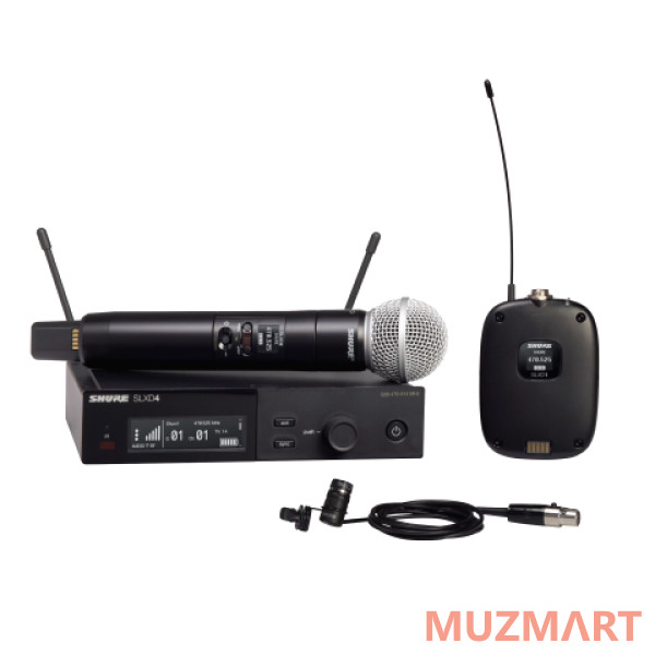 Shure SLXD124E/85 H56 Одноканальная радиосистема с ручным передатчиком