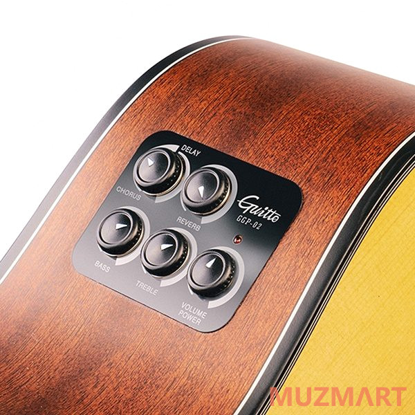 Guitto GGP-02 Звукосниматель для акустической гитары, резонансный