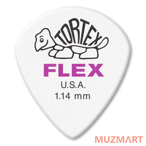 Dunlop 466R1.14 Tortex Flex Jazz III XL Медиаторы, 72шт