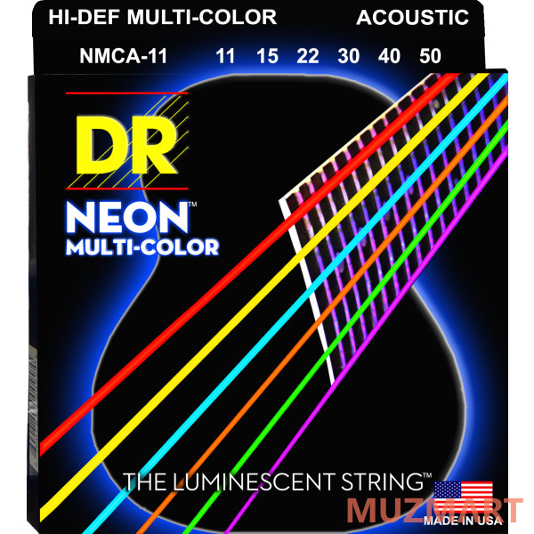 DR NMCA-11 HI-DEF NEON Струны для акустической гитары