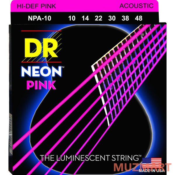 DR NPA-10 HI-DEF NEON Струны для акустической гитары