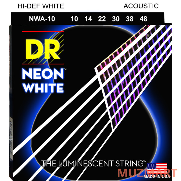 DR NWA-10 HI-DEF NEON Струны для акустической гитары
