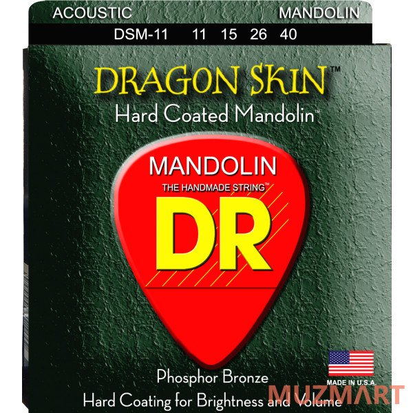 DR DSM-11 DRAGON SKIN Струны для мандолины