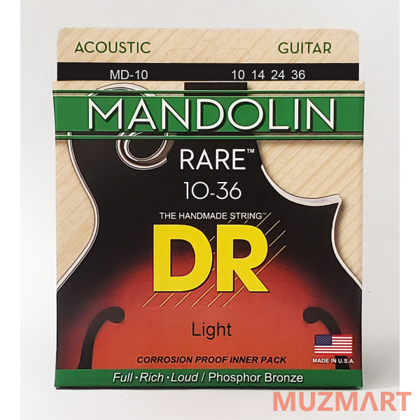 DR MD-10 RARE Струны для мандолины