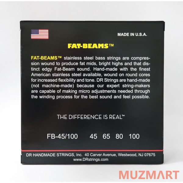 DR FB-45/100 FAT BEAM Струны для бас-гитары