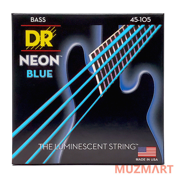 DR NBB-45 HI-DEF NEON Струны для 4-струнной бас-гитары