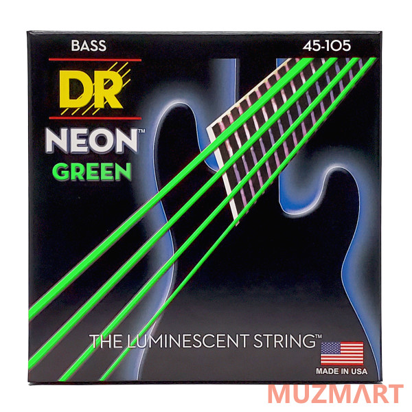 DR NGB-45 HI-DEF NEON Струны для 4-струнной бас-гитары