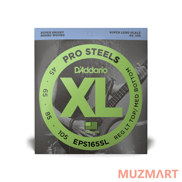 D'Addario EPS165SL Струны для 4-струнной бас-гитары