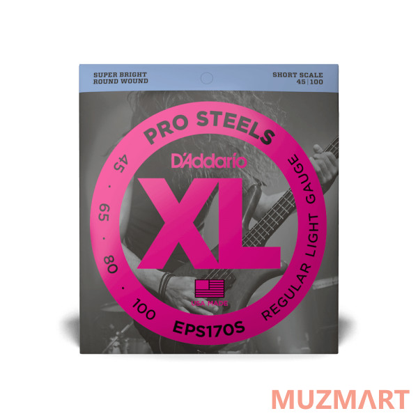 D'Addario EPS170S Струны для 4-струнной бас-гитары