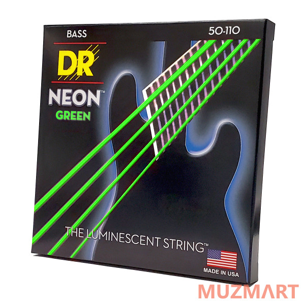 DR NGB-50 HI-DEF NEON Струны для 4-струнной бас-гитары