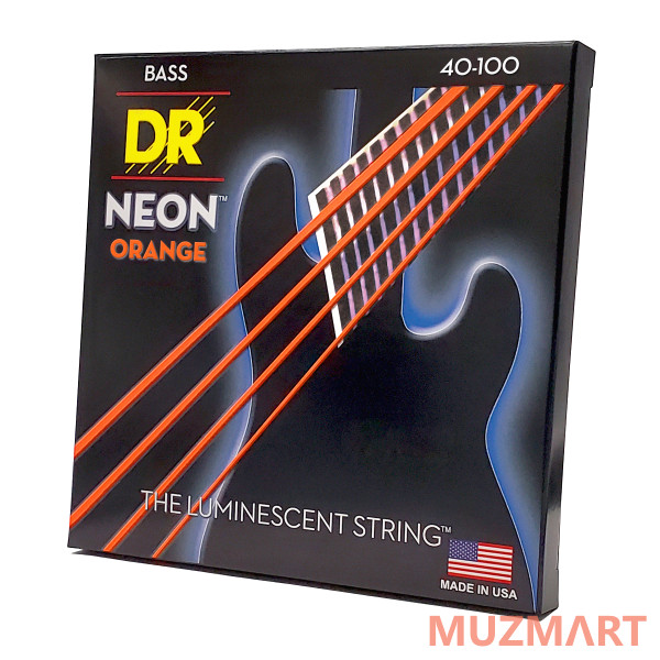 DR NOB-40 HI-DEF NEON Струны для бас-гитары