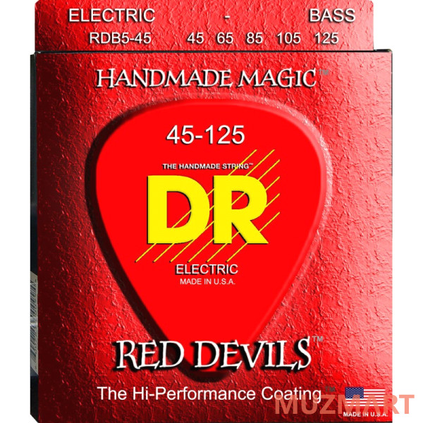DR RDB5-45 Струны для 5-струнной бас-гитары