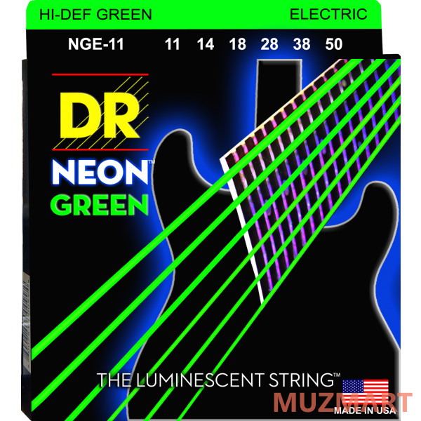 DR NGE-11 HIGH-DEF NEON Струны для электрогитары
