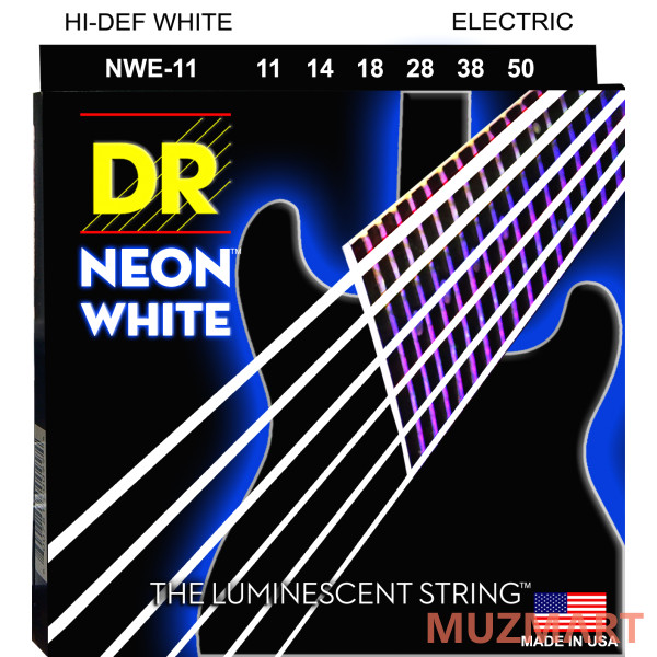 DR NWE-11 HI-DEF NEON Струны для электрогитары 11-50
