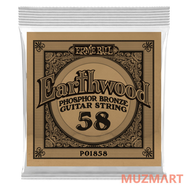 Ernie Ball P01858 Одиночная струна для акустической гитары