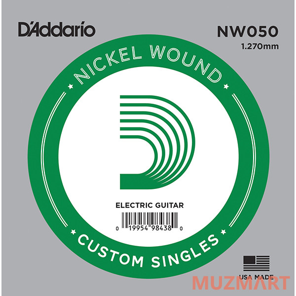 D'Addario NW050 Одиночная струна для электрогитары