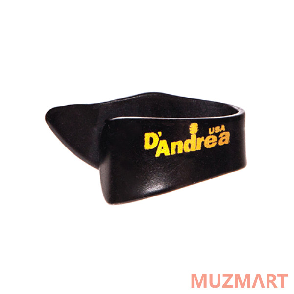 D'Andrea R371 MD BLK Медиатор коготь на большой палец, средний, 6 шт