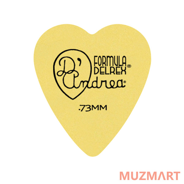 D'Andrea RD323 .73MD Медиаторы, толщина 0.73 мм, 72 шт