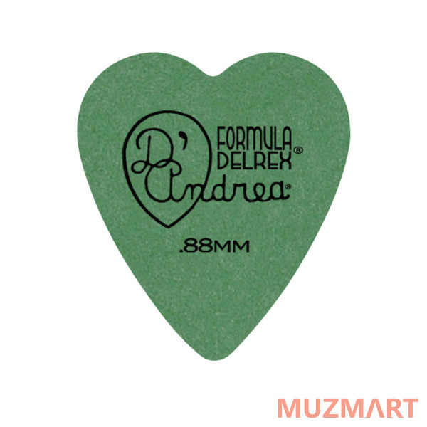 D'Andrea RD323 .88MH Медиаторы, толщина 0.88 мм, 72 шт