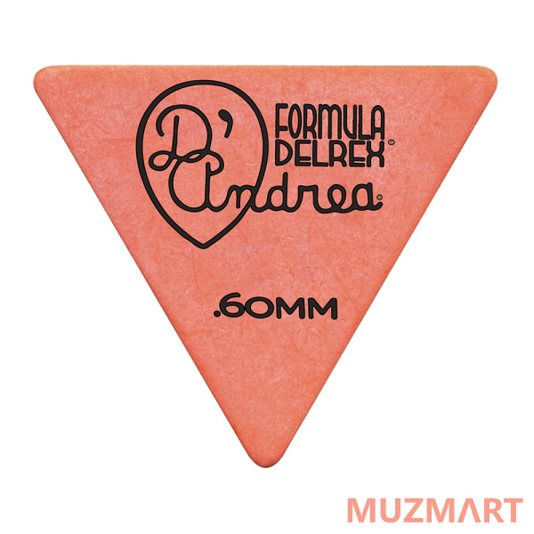 D'Andrea RD355 .60TM Медиаторы, толщина 0.60 мм, 72 шт