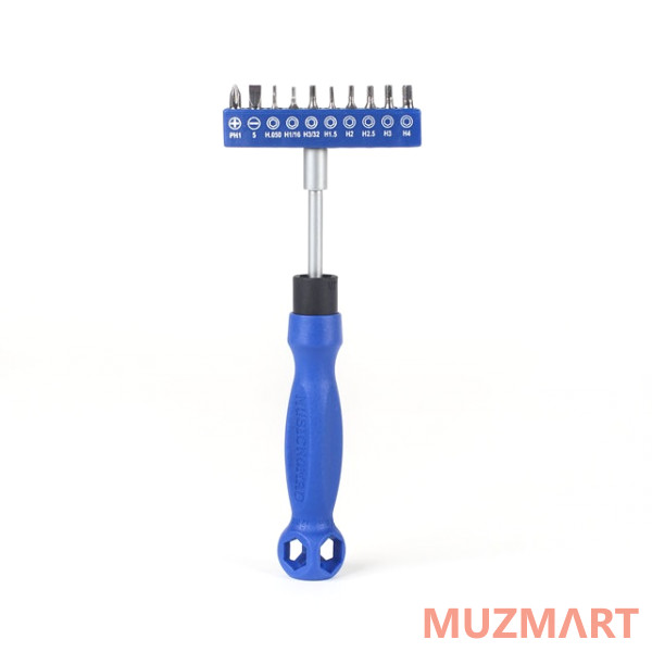 MusicNomad MN228 Реверсивная отвертка-ключ + 10 насадок
