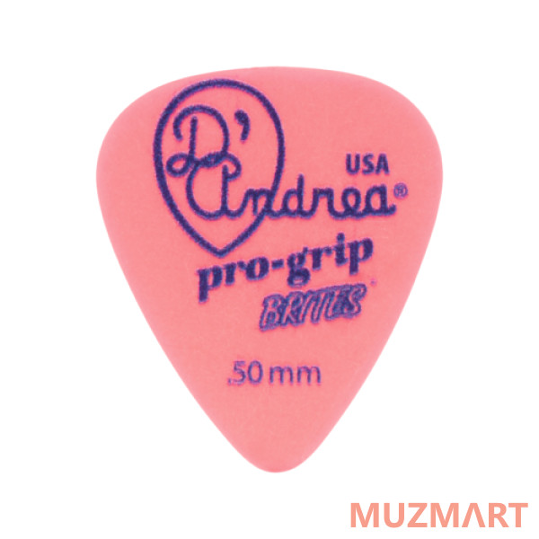 D'Andrea RPGB351 .50TH Медиаторы, толщина 0,50 мм, 72 шт